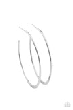 Flatlined - Silver Earrings