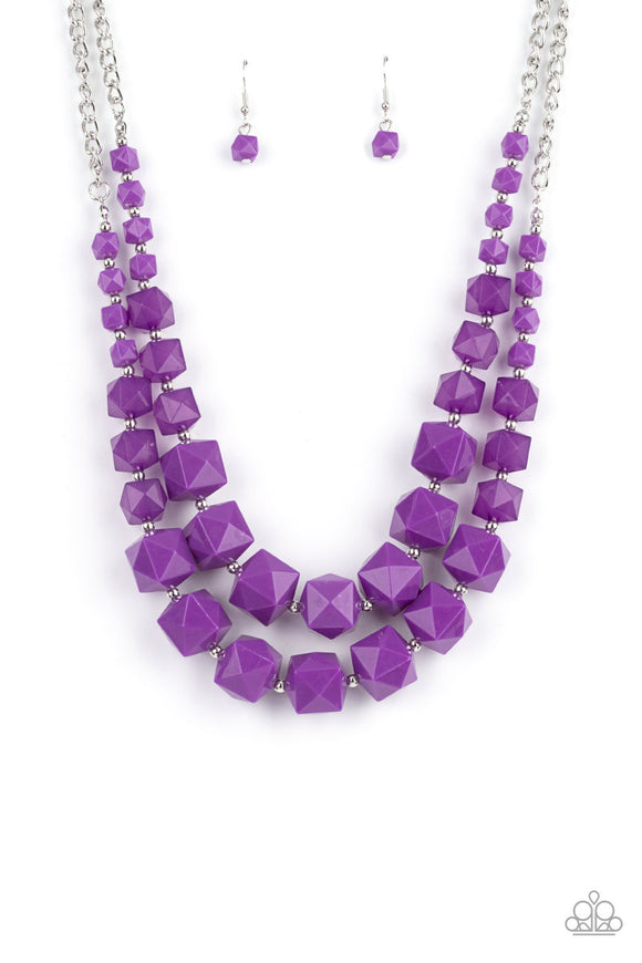 Summer Excursion - Purple Necklace